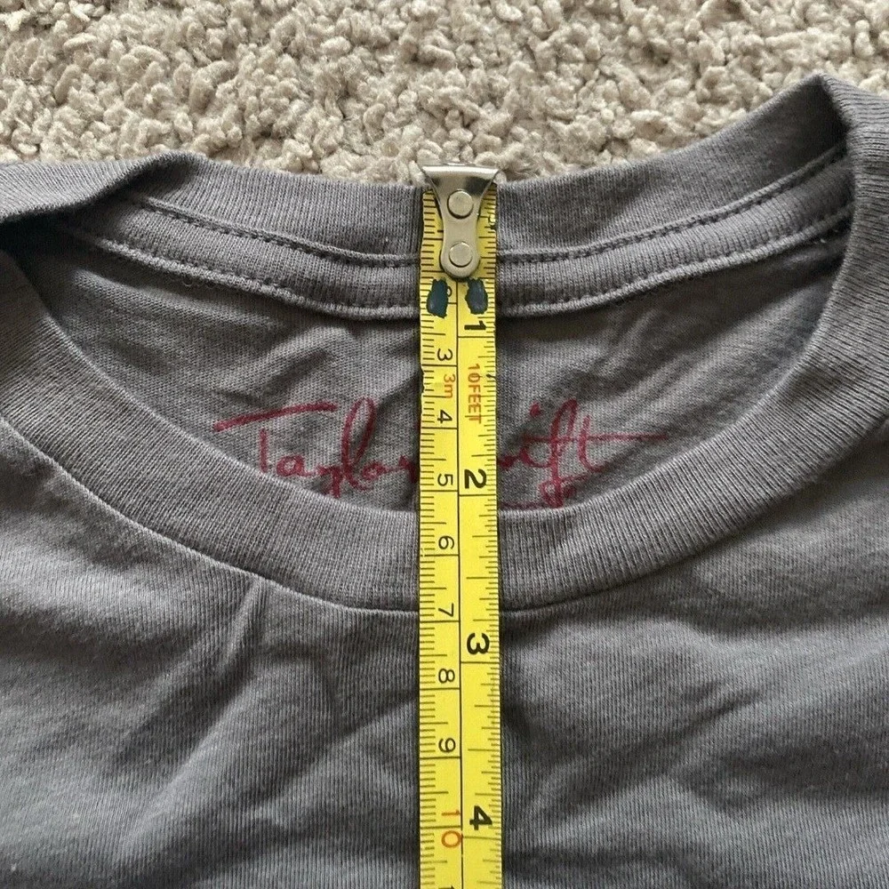 NEW Taylor Swift 2012 Official Red Grey Tee T-shirt Youth‎ Size Small - Picture 9 of 12